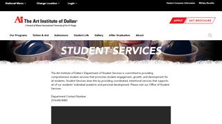 
                            7. Student Services | The Art Institute of Dallas, a branch of Miami ... - Miami Art Institute Student Portal
