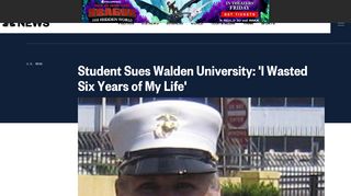 6. Student Sues Walden University: 'I Wasted Six Years of My Life' - Sues Student Portal