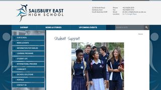 
                            2. Student Support - Salisbury East High School - Sehs Parent Portal