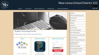 
                            7. Student Technology Portal - New Lenox School District 122 - Powerschool Portal District 122