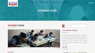 
                            4. Student Zone | The ICFAI University Tripura | Full-time ... - Www Iutripura Edu In Student Login