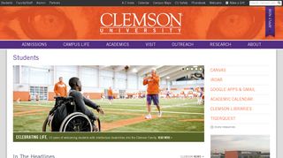 
                            3. Students | Clemson University, South Carolina - Clemson Portal
