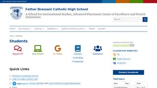 Students – Father Bressani Catholic High School - Ycdsb D2l Login