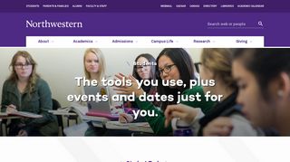 Students : Northwestern University - Northwestern College Student Hub Portal