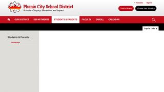 
                            4. Students & Parents / Homepage - Phenix City School District - Sti Information Now Parent Portal Portal
