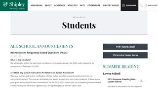 
                            8. Students Shipley School - Shiply Portal