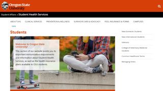 
                            4. Students - | Student Health Services | Oregon State University - Oregon State Student Health Portal