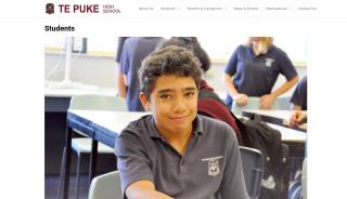 
                            3. Students – Te Puke High School - Te Puke High School Web Portal