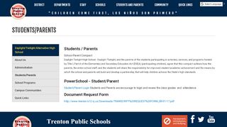
                            2. Students/Parents - Trenton Public Schools - Powerschool Trenton Portal