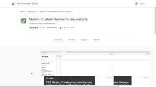
                            6. Stylish - Custom themes for any website - Google Chrome - Stulish Com Login