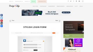 
                            4. Stylish Login Form | Design3edge.com - Stulish Com Login