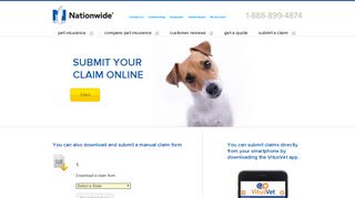 
                            2. Submit a Claim & Find Forms in 3 Steps - Nationwide Pet Insurance - Nationwide Pet Portal