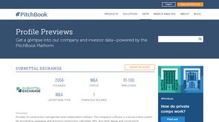 
                            9. Submittal Exchange Company Profile: Acquisition & Investors ... - Submittal Exchange Portal