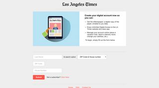 
                            6. Subscribe to LA Times - Latimes Myaccount2 - Myaccount Latimes Com Portal