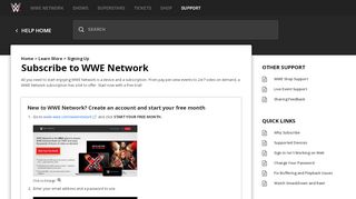 
                            14. Subscribe to WWE Network - WWE Network Help - Wwenetwork Com Portal