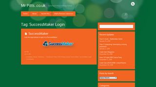 
                            7. SuccessMaker Login – Mr Pitts .co.uk