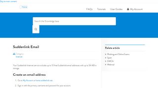 Suddenlink Email | Help Desk - Suddenlink Net Portal Page
