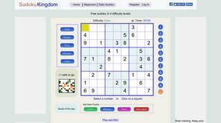 
                            2. Sudoku Kingdom - Sudoku Kingdom Login