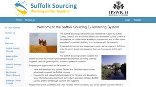 
                            3. Suffolk Sourcing - Suffolk Sourcing Portal