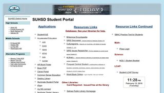 
                            1. SUHSD Student Portal - Google Sites - Salinas Union High School District Student Portal