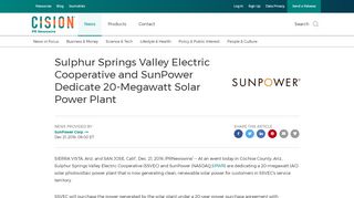 
                            7. Sulphur Springs Valley Electric Cooperative and SunPower ... - Sulphur Springs Valley Electric Portal