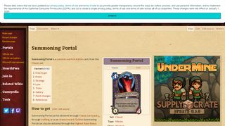 
                            3. Summoning Portal - Hearthstone Wiki - Warlock Summoning Portal