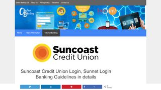 Suncoast Credit Union Login | Sunnet Login Online Banking ... - Sun Net Portal