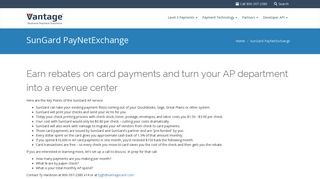 
                            5. SunGard PayNetExchange - Vantage B2B - Paynetexchange Vendor Portal