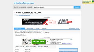
                            3. sunhrportal.com at WI. SunHR Portal | Sun Communities & Sun RV ... - Sun Hr Portal