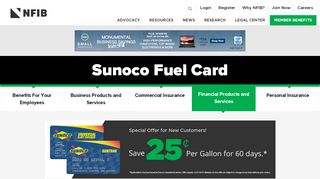 
                            7. Sunoco Fuel Card | NFIB - Sunoco Suntrak Fleet Card Portal