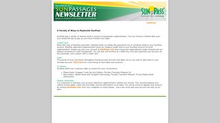 
                            15. SunPass Replenishment - Florida's Turnpike - Sunpass Portal My Account