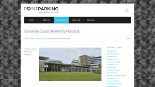 
                            7. Sunshine Coast University Hospital - Point Parking - Ipswich Hospital Parking Portal