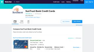 
SunTrust Bank Credit Cards Offers – Reviews, FAQs & More  

