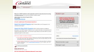 
                            8. SUNY Cortland - Symplicity - Myreddragon Portal