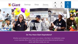 
                            5. Supermarket Jobs - Grocery Employment | Hiring ... - Giant Food - Giant Food Store Associate Portal