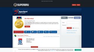 
                            1. SuperSport Games Club - SuperBru - Talksport Predictor Portal Problems