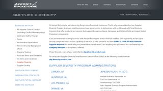 
                            4. Supplier Diversity | Aerojet Rocketdyne - Aerojet Rocketdyne Supplier Portal