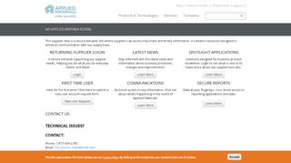 
                            4. Supplier Hub | Applied Materials - Applied Materials Supplier Portal