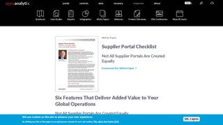 
                            5. Supplier Portal Checklist | APEX Analytix - Supplier World Portal