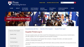 
                            5. Supplier Portal Log In - Sciquest Supplier Portal