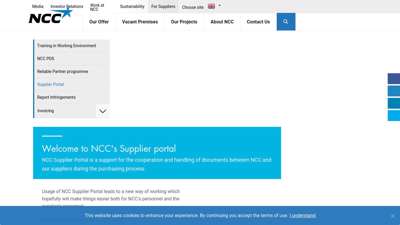 Supplier Portal  NCC