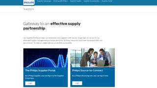 
                            8. Supplier Portal - Suppliers - About | Philips - Flextronics Vendor Portal Login