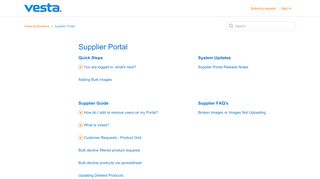 
                            5. Supplier Portal – Vesta eCommerce - Vestas Supplier Portal