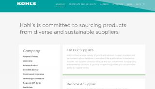 
                            6. Suppliers - Kohl's Corporation - Kohl's Trading Partner Portal