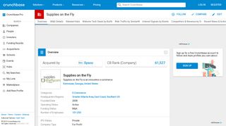 
                            5. Supplies on the Fly | Crunchbase - Supplies On The Fly Portal