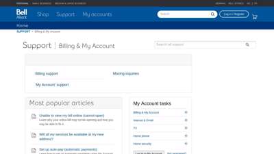 
                            8. Support Billing & My Account - Bell Aliant