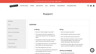 
                            2. Support - CASETiFY