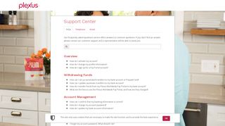 
Support Center - Plexus Worldwide
