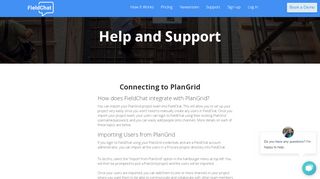 
                            4. Support - Connecting to PlanGrid - FieldChat - Plangrid Com Portal