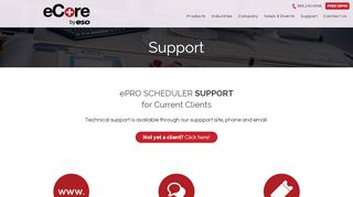 
                            7. Support | ePro Scheduler Plus | eCore Software - Epro Scheduler Portal Care Ambulance